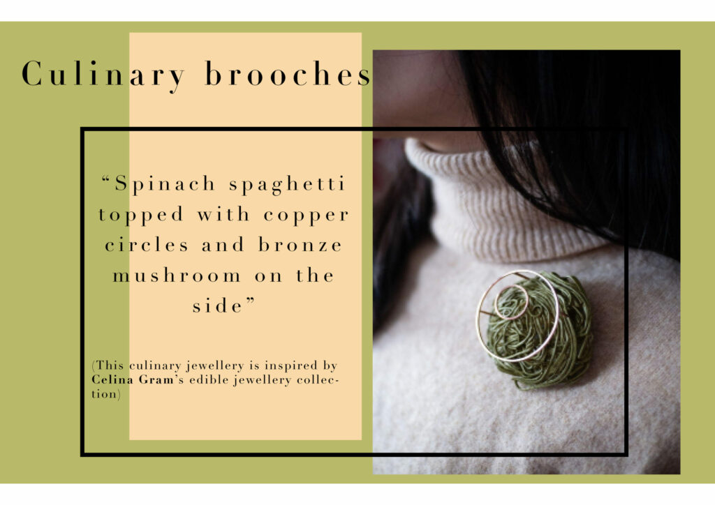 To demonstrate the brooch